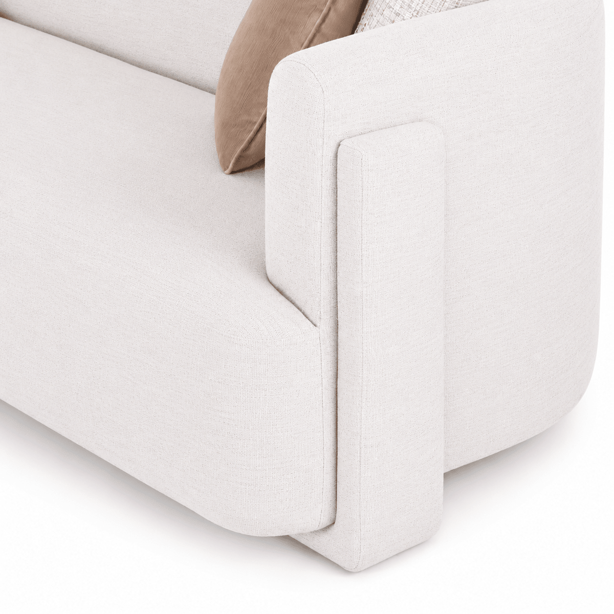 Vienna White 5 Seater Sofa 300 cm Sofas & Loveseats| AlRugaib Furniture