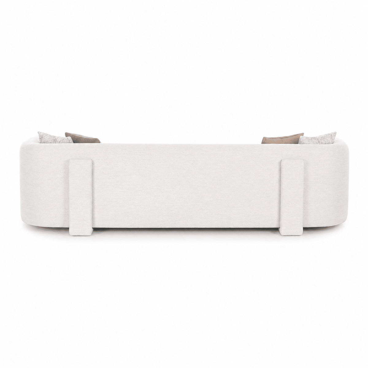 Vienna White 5 Seater Sofa 300 cm Sofas & Loveseats| AlRugaib Furniture