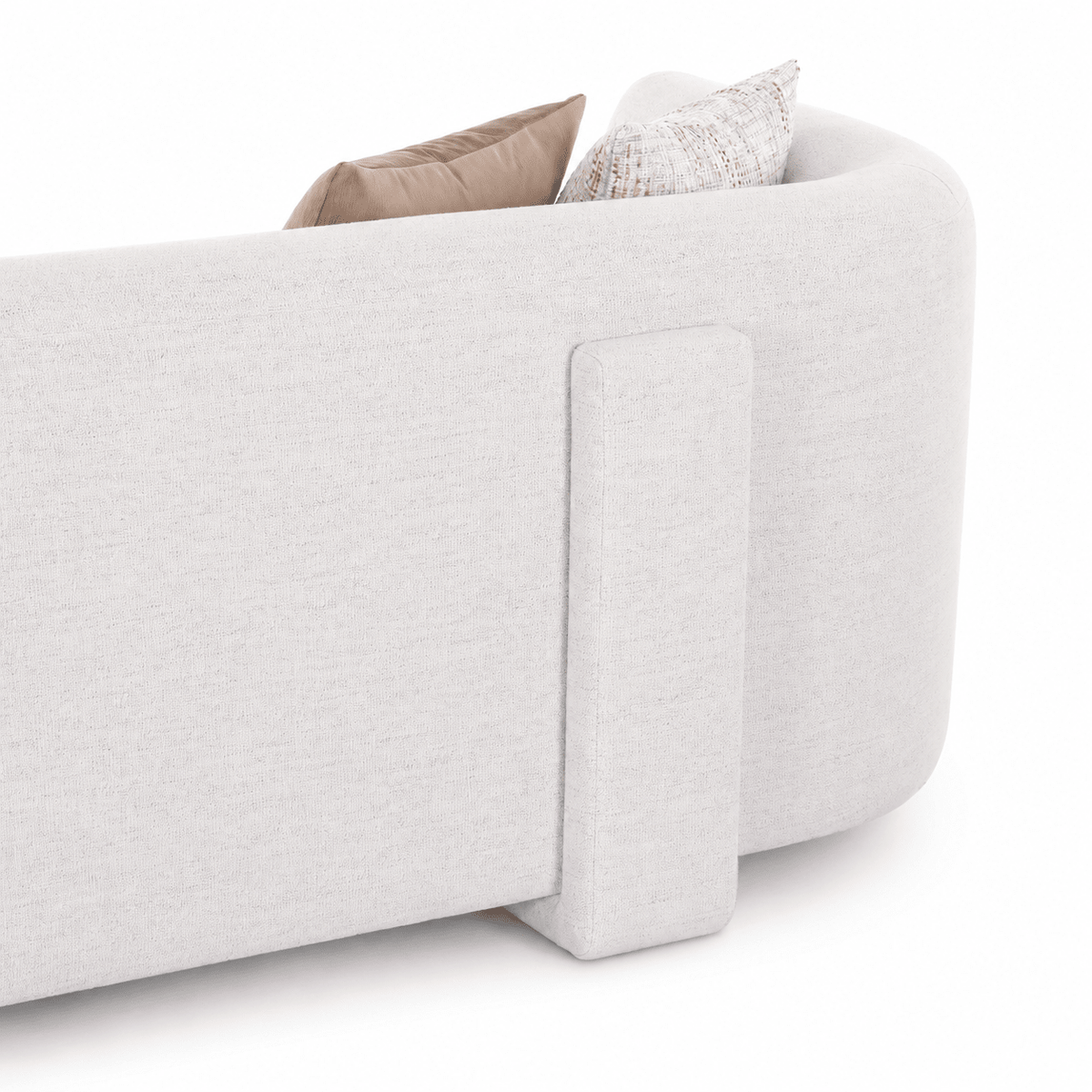 Vienna White 5 Seater Sofa 300 cm Sofas & Loveseats| AlRugaib Furniture