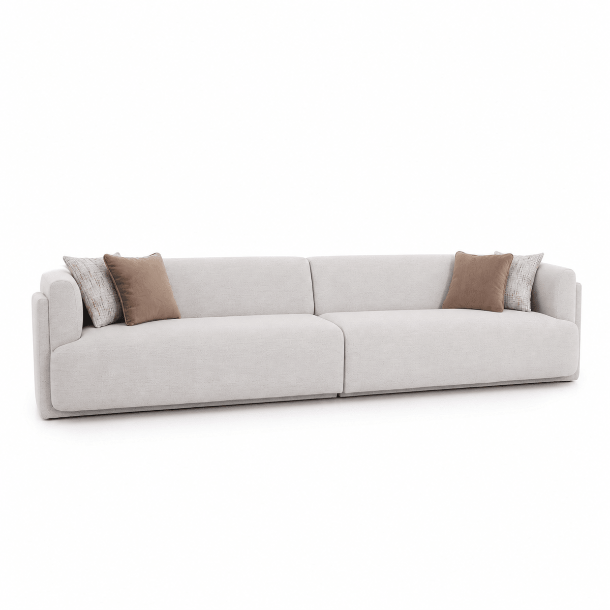 Vienna White 6 Seater Sofa 356 cm Sofas & Loveseats| Roots Furniture