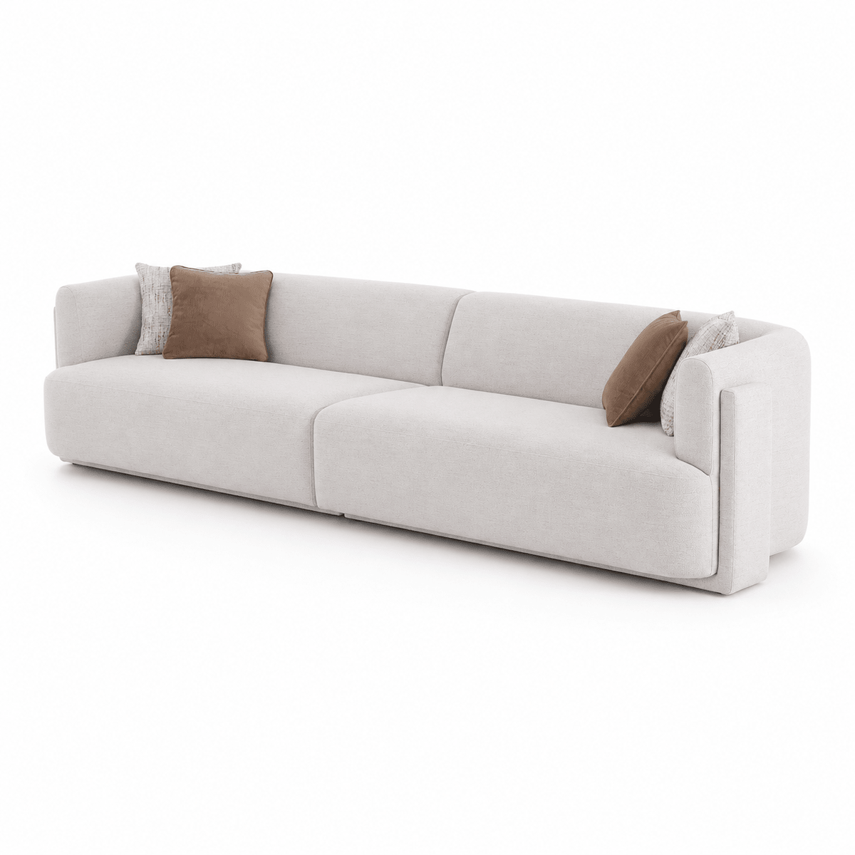 Vienna White 6 Seater Sofa 356 cm Sofas & Loveseats| Roots Furniture