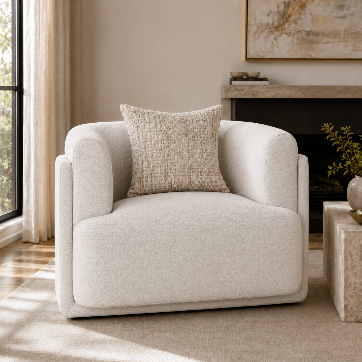 Vienna White Chair Chairs| AlRugaib Furniture
