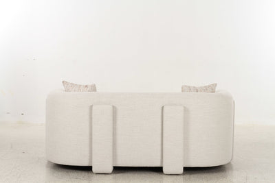 Vienna White Loveseat - Al Rugaib Furniture
