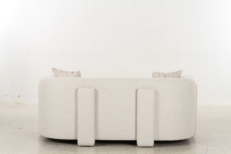 Vienna White Loveseat - Al Rugaib Furniture