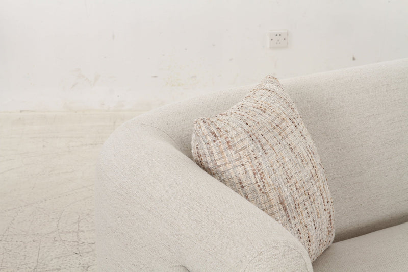 Vienna White Loveseat - Al Rugaib Furniture