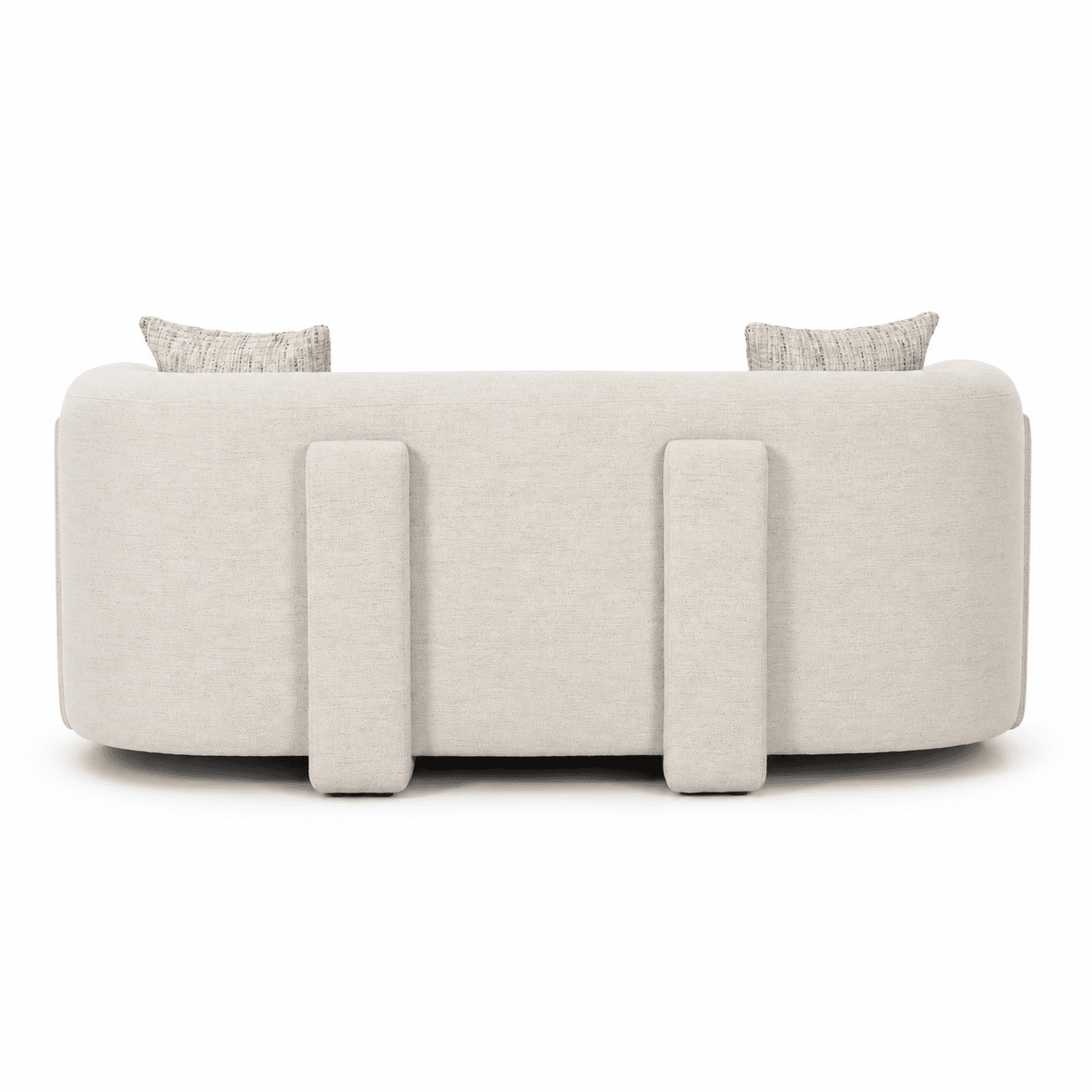 Vienna White Loveseat Sofas & Loveseats| AlRugaib Furniture
