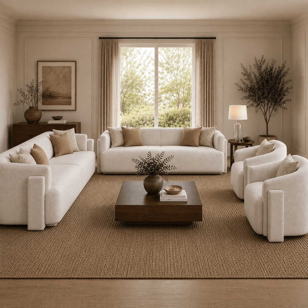 Vienna White Set Living Room Sets| AlRugaib Furniture