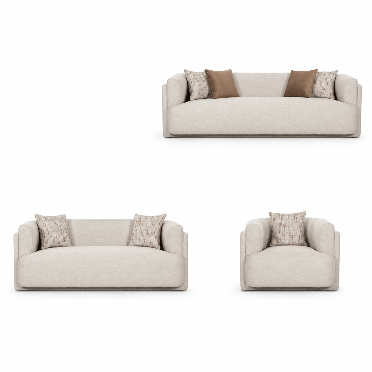 Vienna White Set Living Room Sets| AlRugaib Furniture