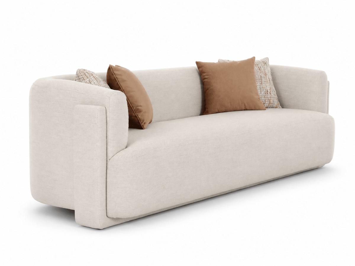 Vienna White Sofa Sofas & Loveseats| AlRugaib Furniture