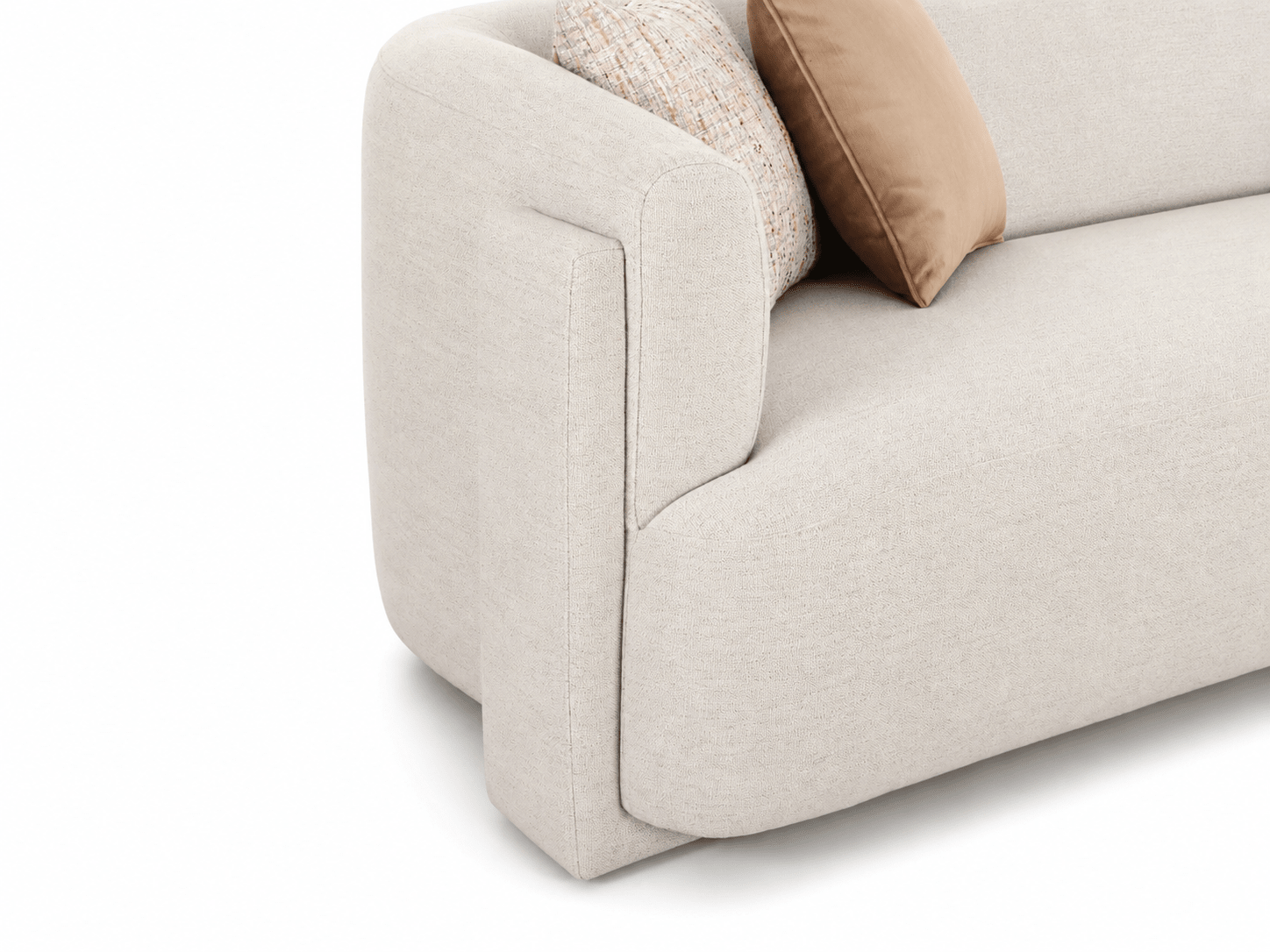 Vienna White Sofa Sofas & Loveseats| AlRugaib Furniture