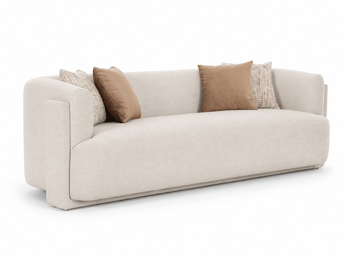 Vienna White Sofa Sofas & Loveseats| AlRugaib Furniture