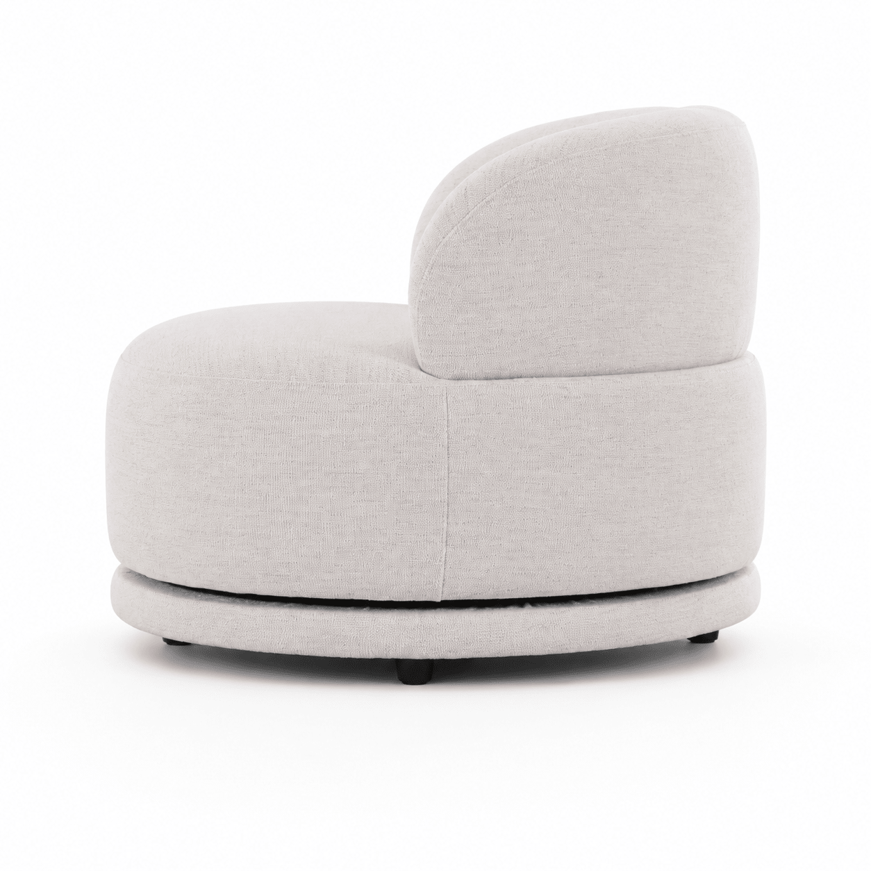 Vienna White Swivel Chair Chairs| AlRugaib Furniture