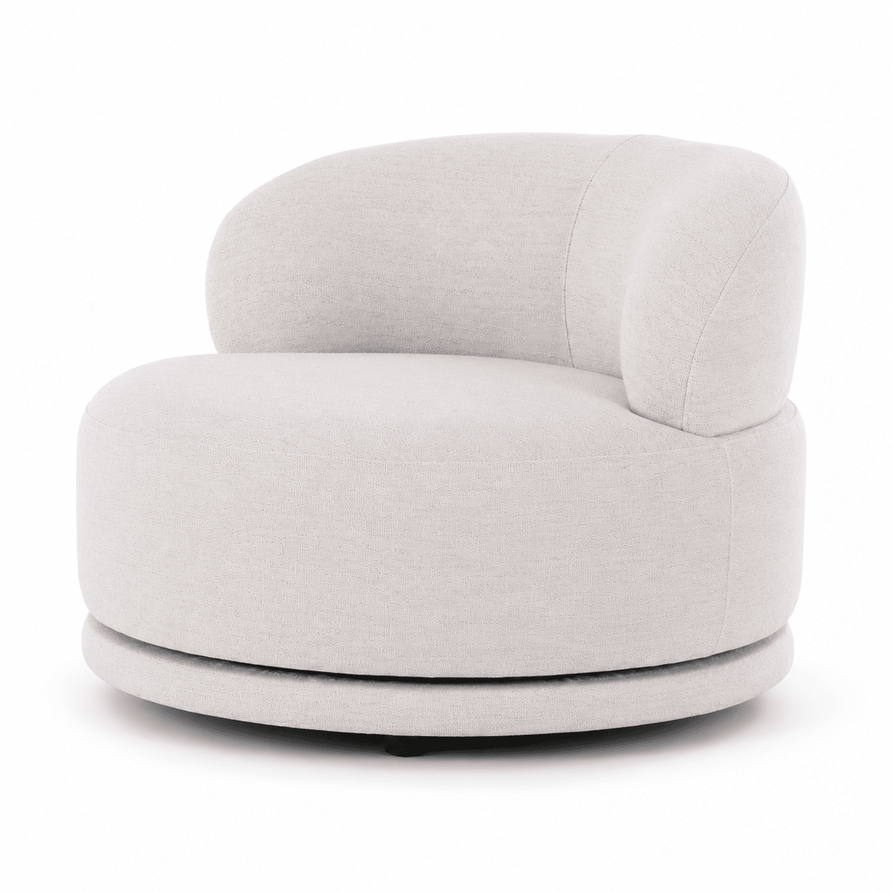 Vienna White Swivel Chair Chairs| AlRugaib Furniture
