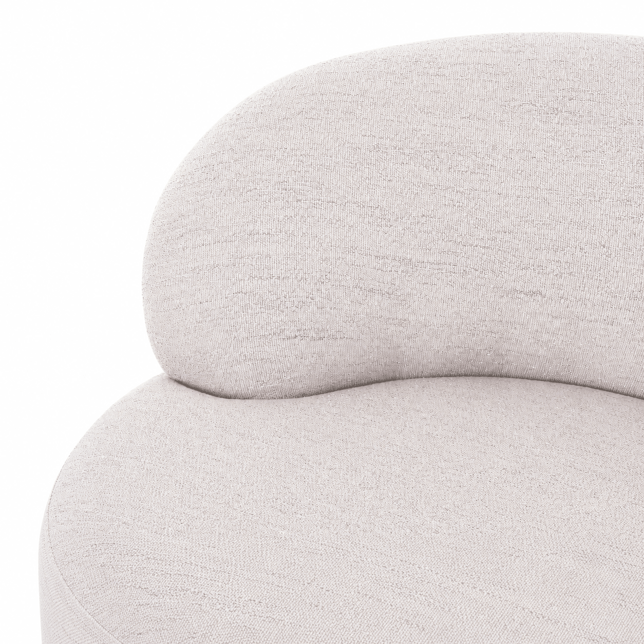 Vienna White Swivel Chair Chairs| AlRugaib Furniture