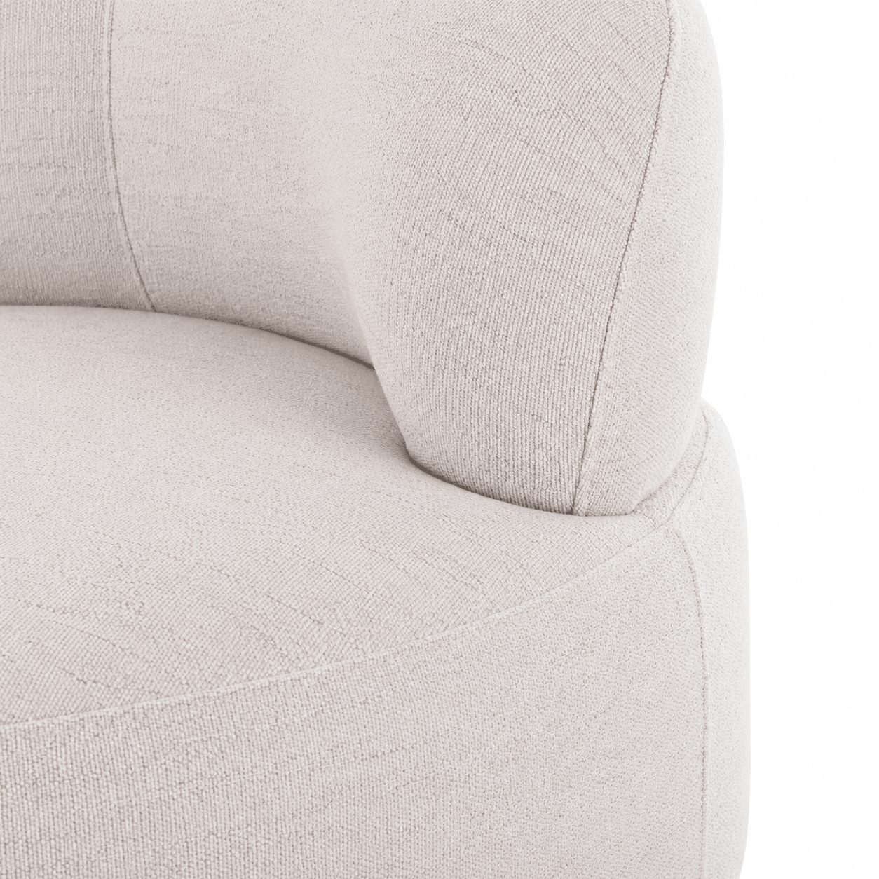 Vienna White Swivel Chair Chairs| AlRugaib Furniture
