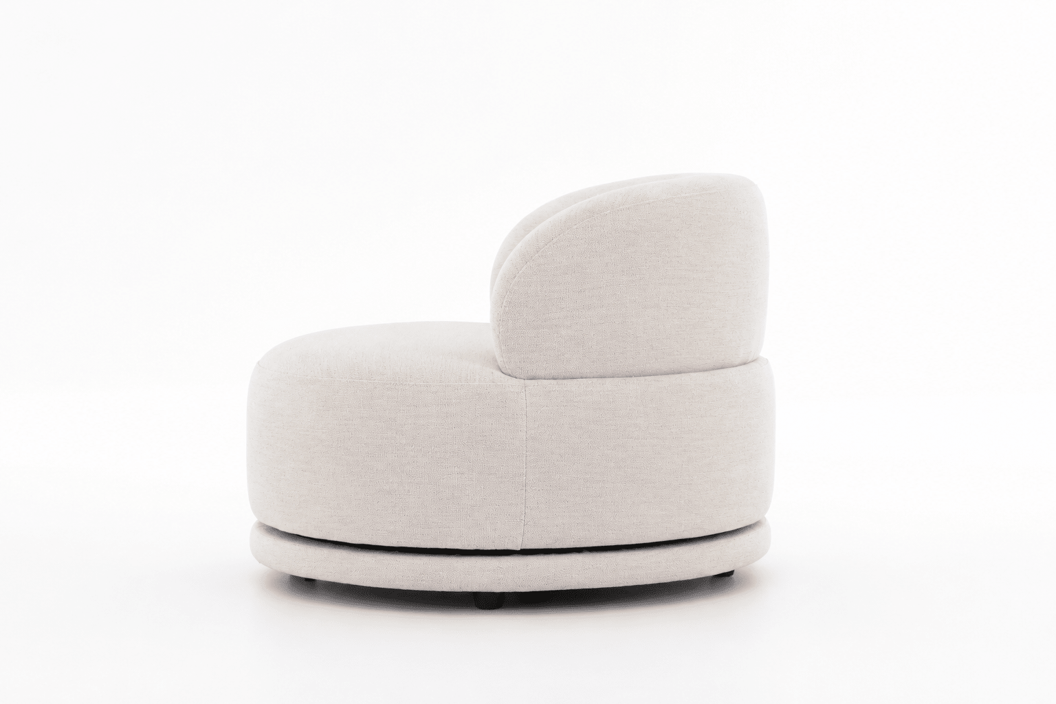 Vienna White Swivel Chair Chairs| AlRugaib Furniture