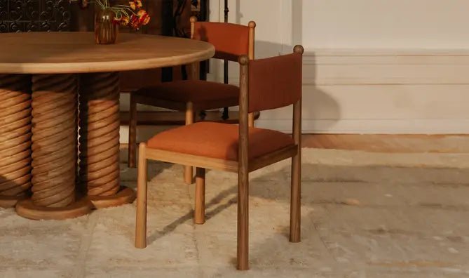 Villetta Dining Chair Deep Pink - Al Rugaib Furniture