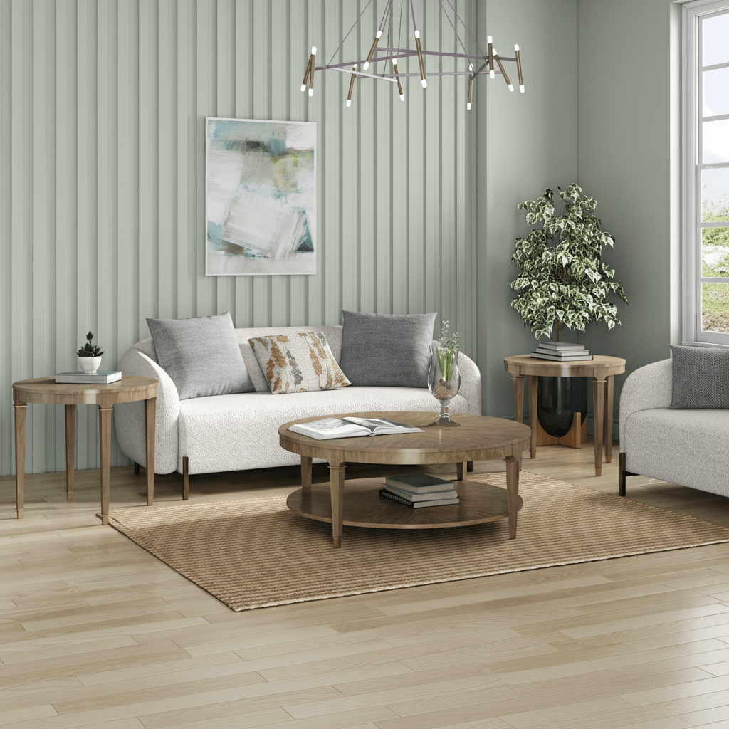 Vincent Round Coffee Table 1 Coffee Tables| AlRugaib Furniture