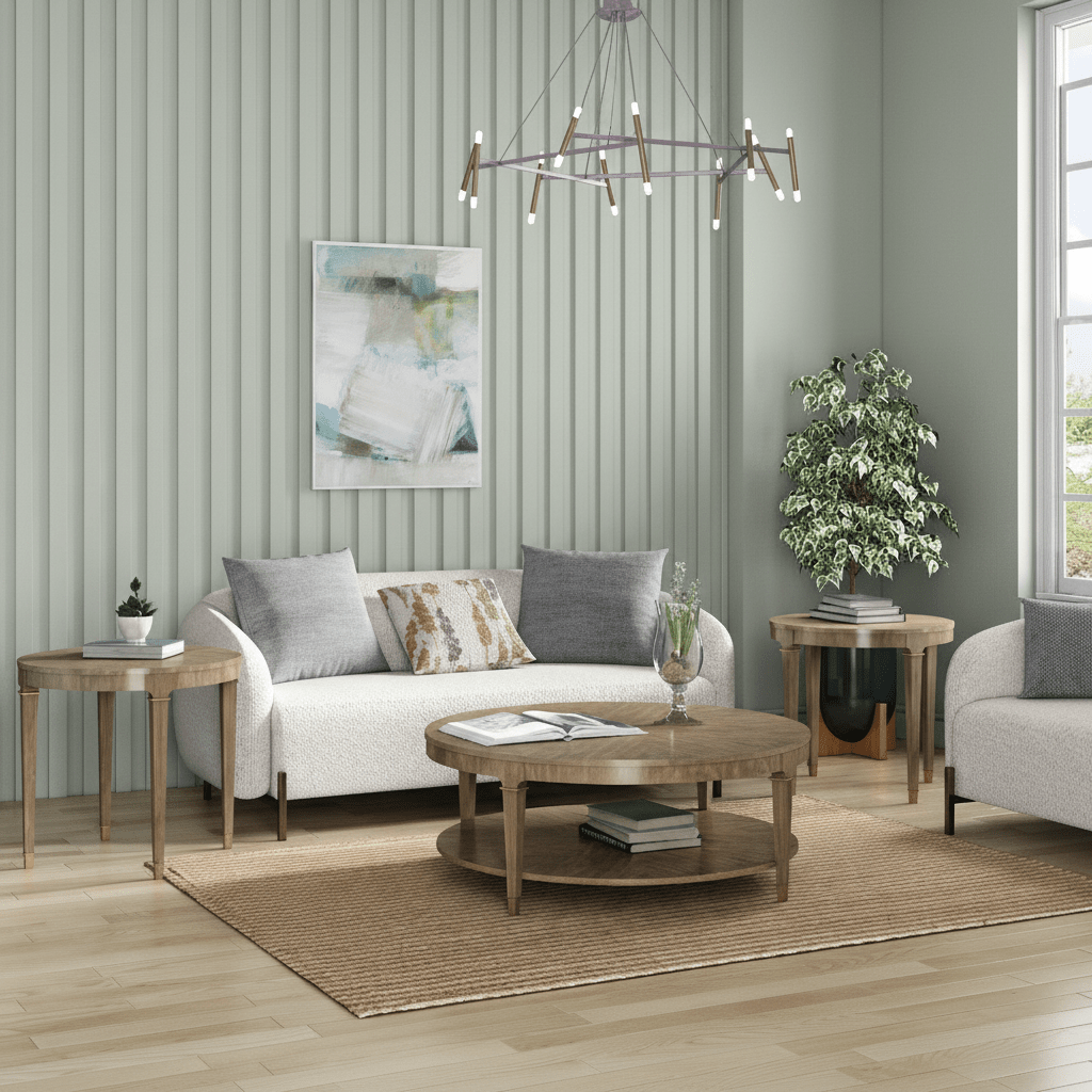 Vincent Round Coffee Table 2 Coffee Tables| AlRugaib Furniture