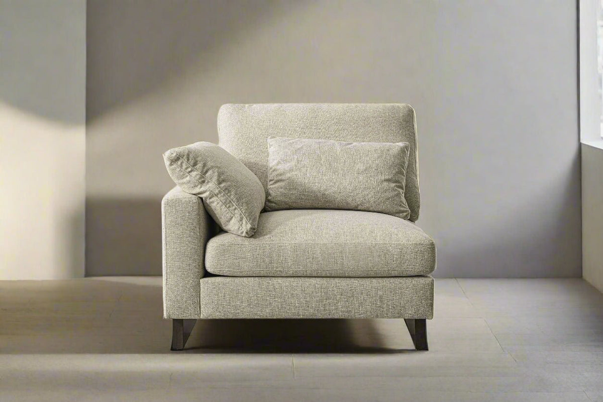 Violin Beige 1 Seater Laf Sectionals| Roots Furniture