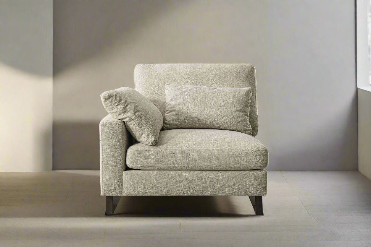 Violin Beige 1 Seater Laf Sectionals| Roots Furniture
