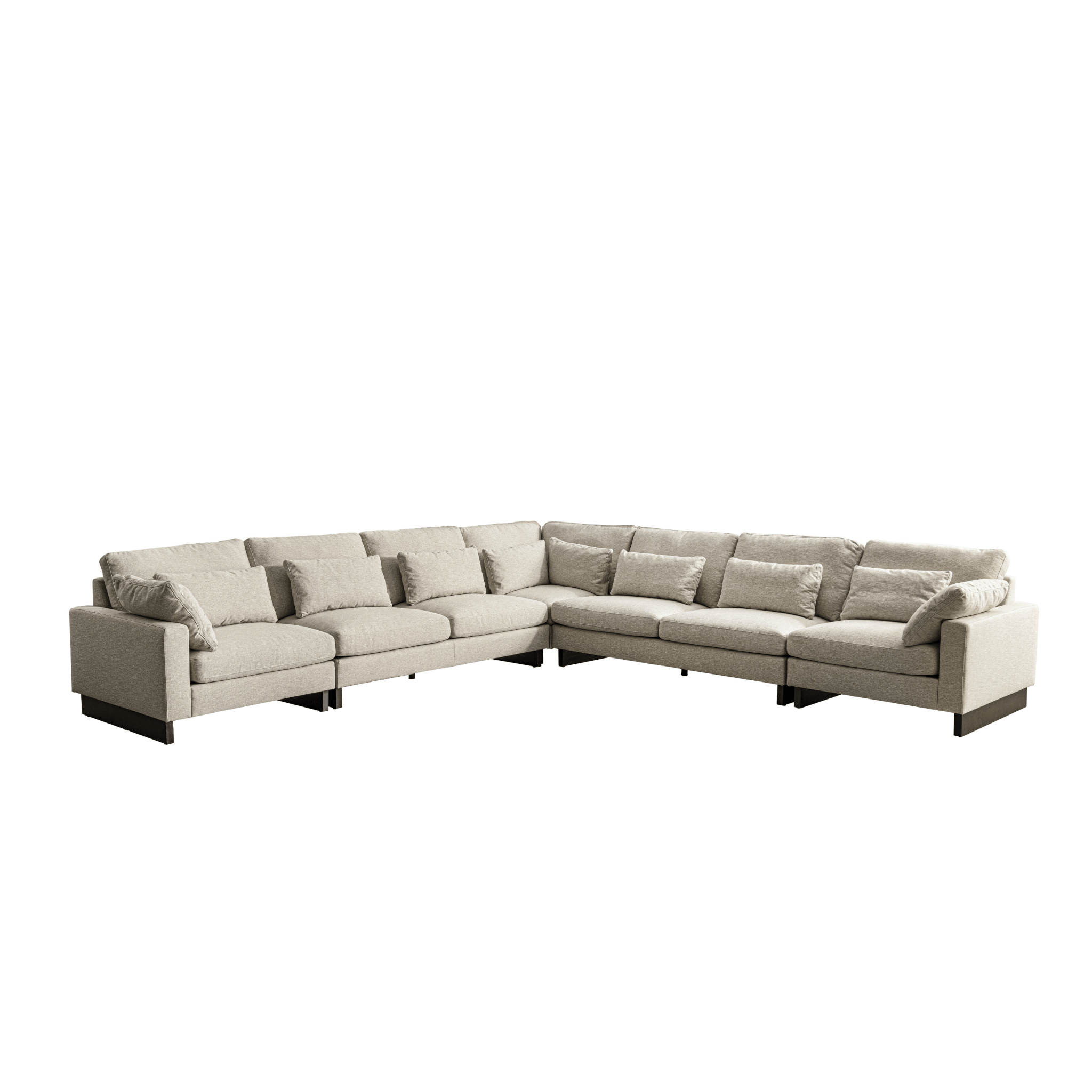 Violin Beige 1 Seater Laf Sectionals| Roots Furniture