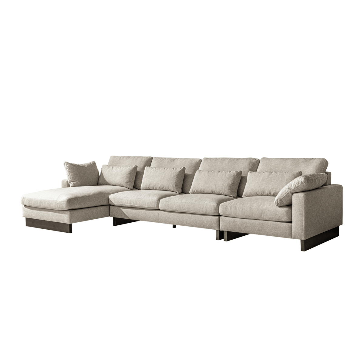 Violin Beige 1 Seater Raf Sectionals| Roots Furniture