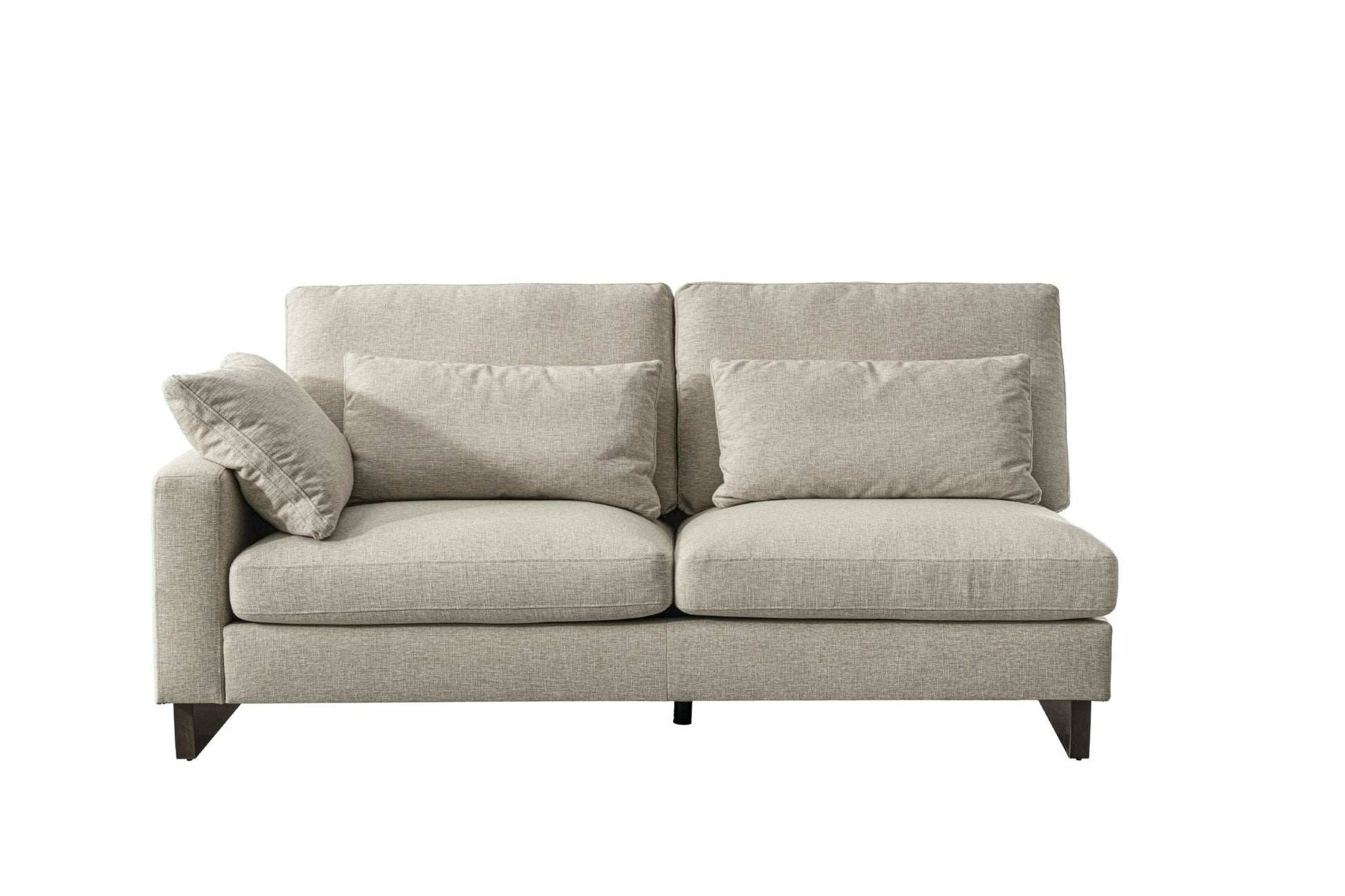 Violin Beige 2 Seater Laf Sectionals| Roots Furniture