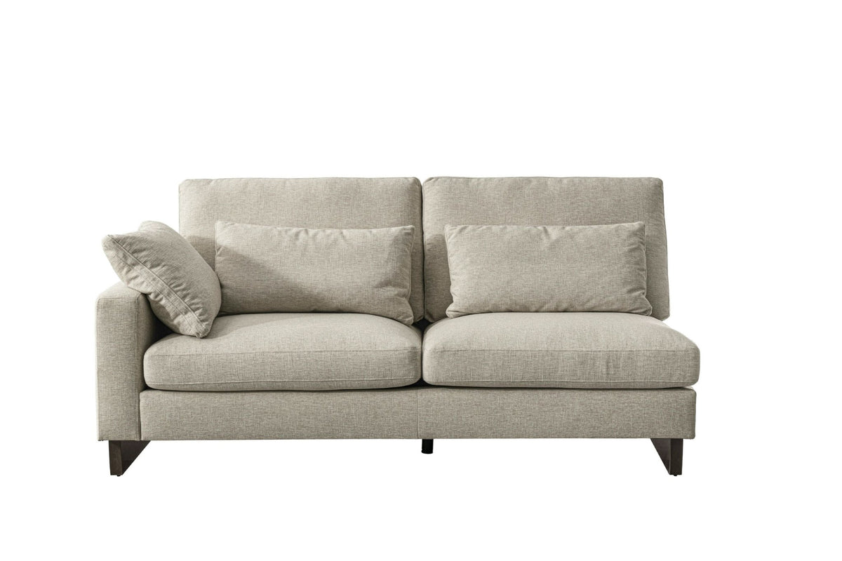 Violin Beige 2 Seater Laf Sectionals| Roots Furniture