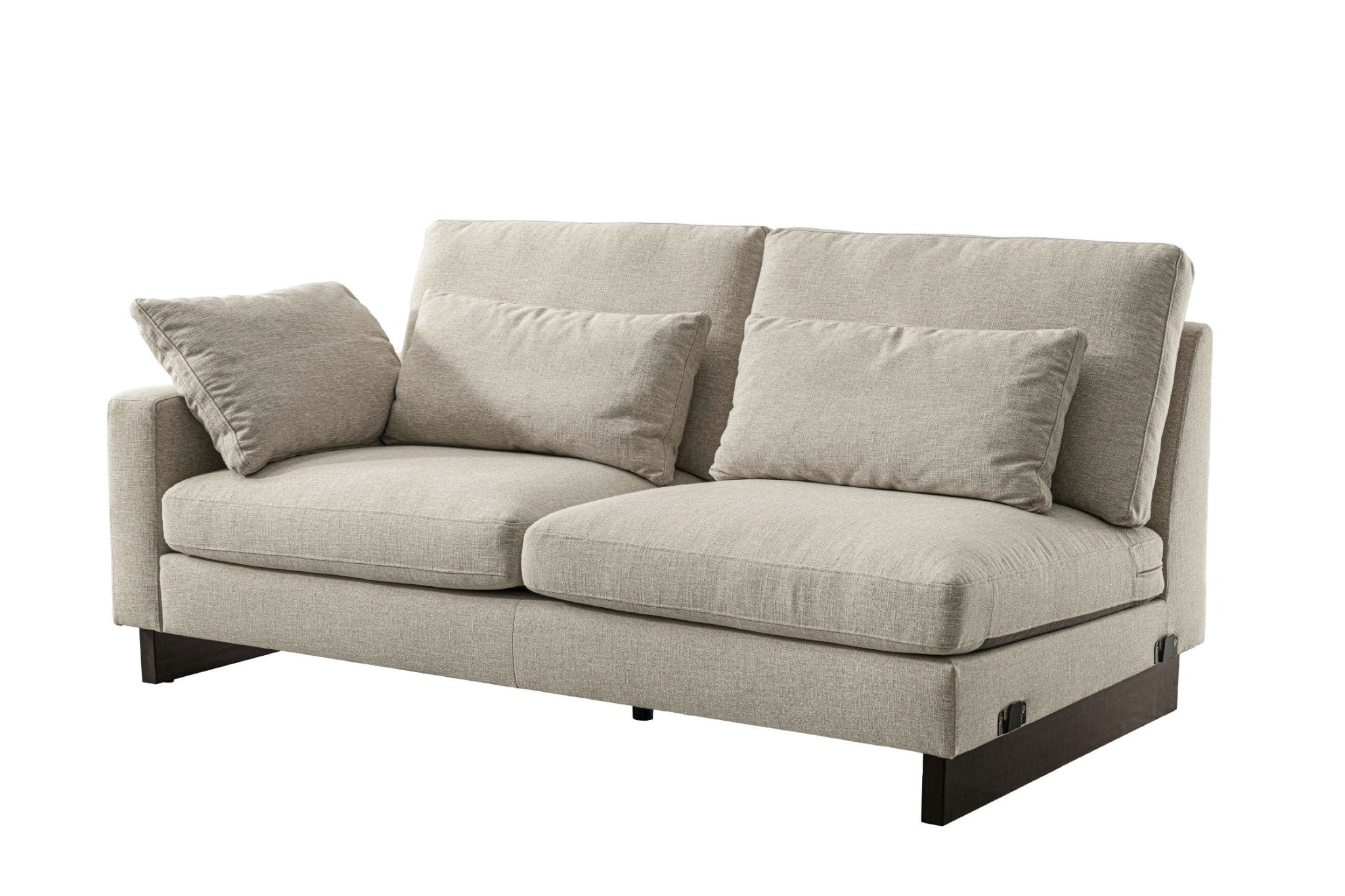 Violin Beige 2 Seater Laf Sectionals| Roots Furniture