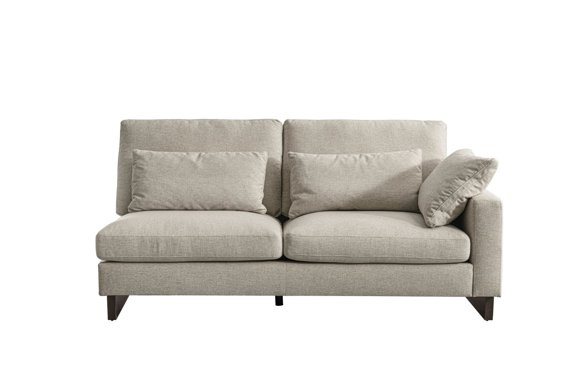 Violin Beige 2 Seater Raf Sectionals| Roots Furniture