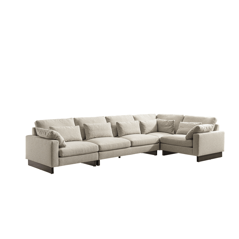 Violin Beige Corner - Al Rugaib Furniture