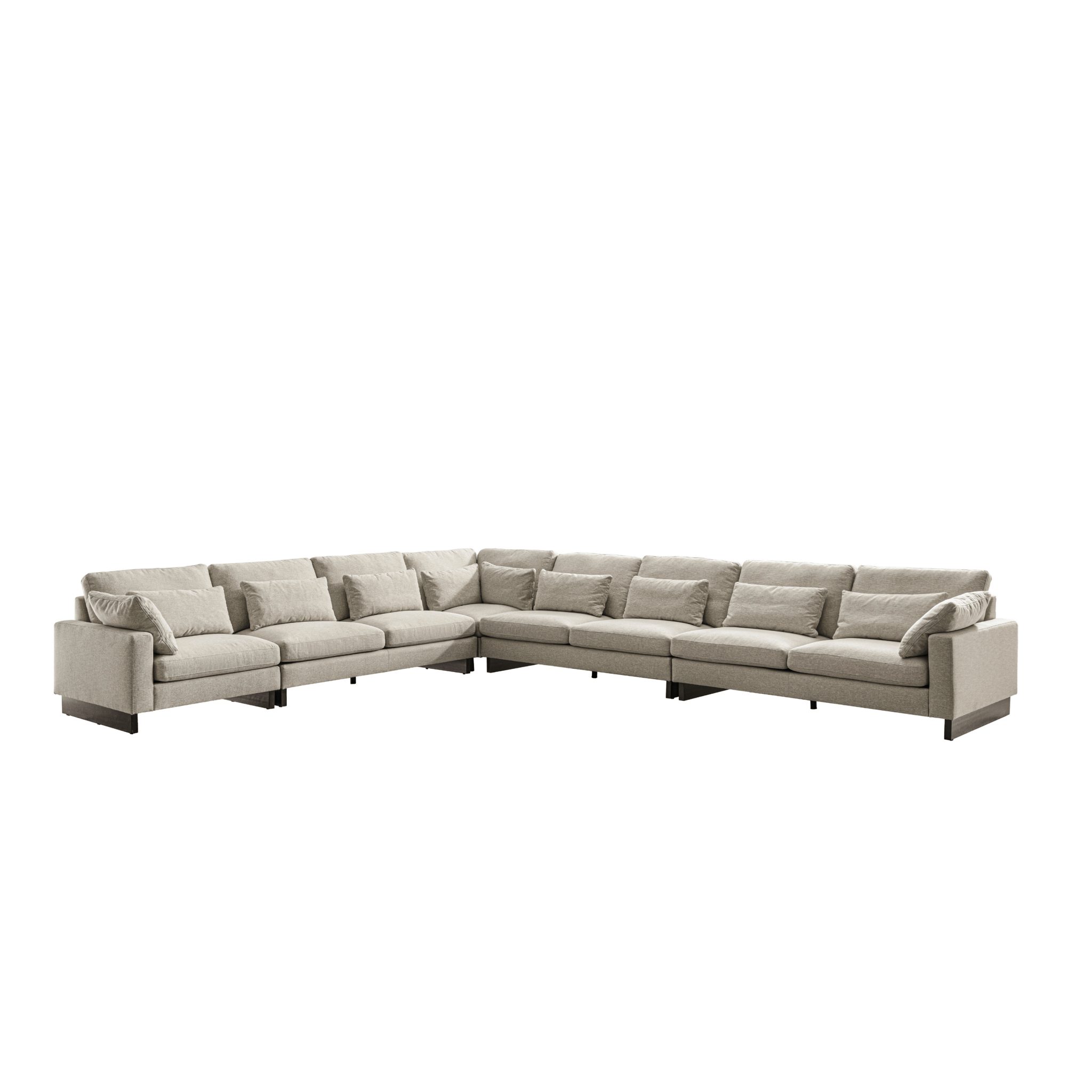 Violin Beige Corner Sectionals| Roots Furniture