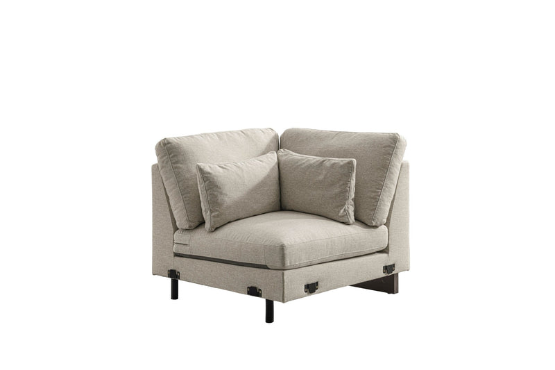 Violin Beige Corner - Al Rugaib Furniture