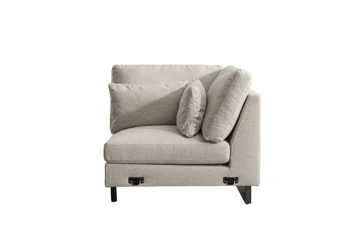 Violin Beige Corner Sectionals| Roots Furniture