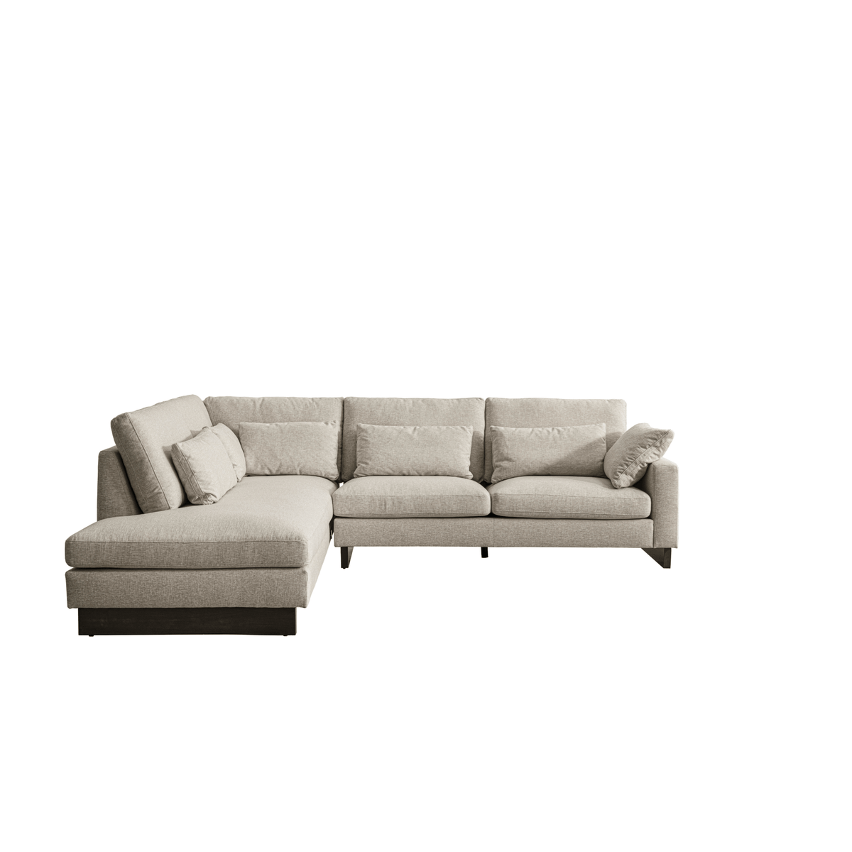 Violin Beige Left Terminal Chaise Sectionals| Roots Furniture
