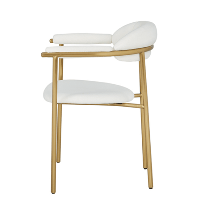 Volakas Hammered Elegance Dining Chair - Al Rugaib Furniture