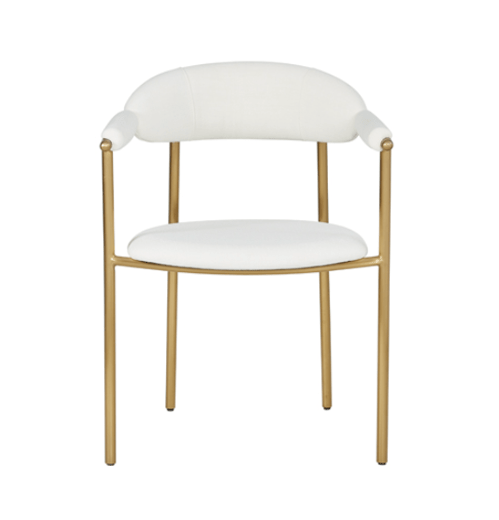 Volakas Hammered Elegance Dining Chair - Al Rugaib Furniture