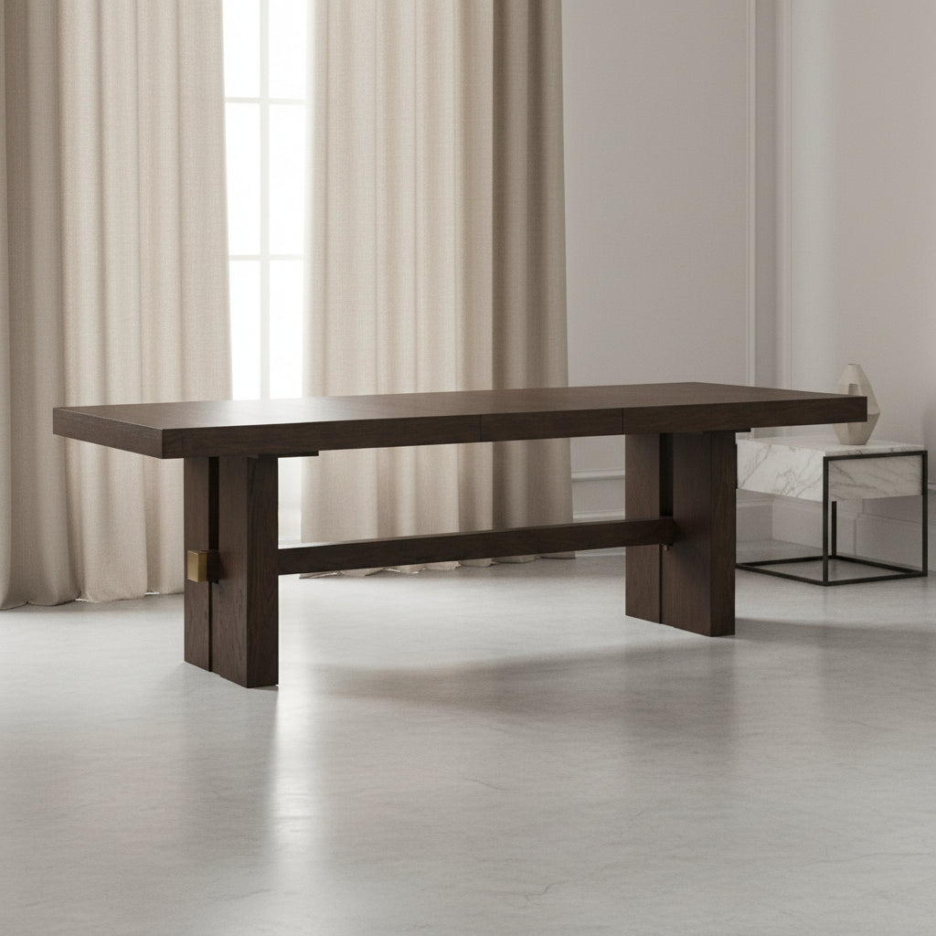 Burkhaus DINING ROOM TABLE - Saddle Brown