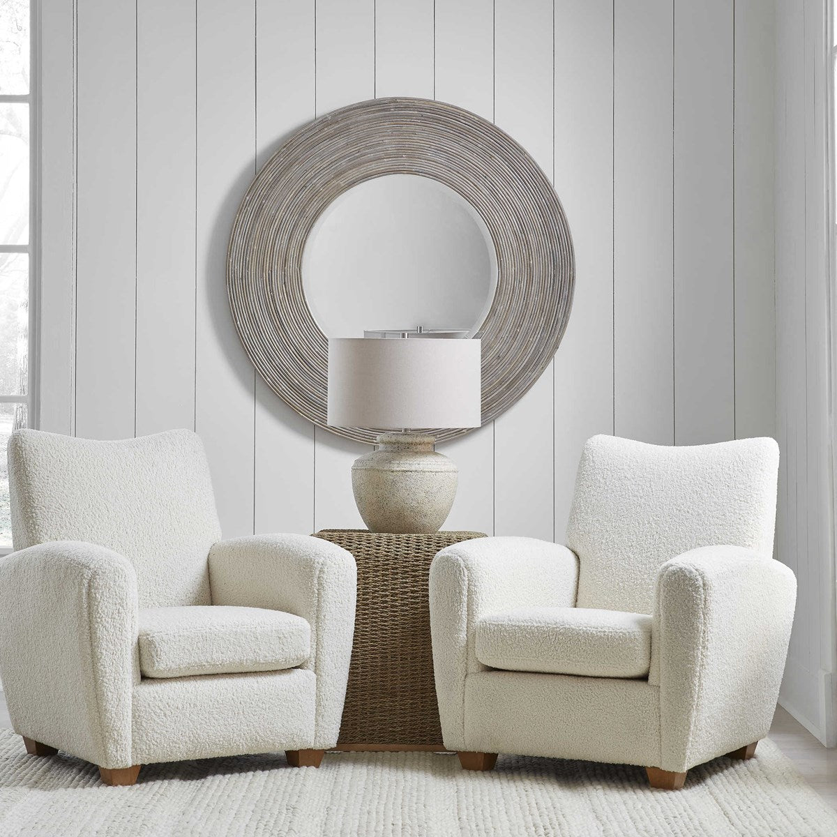 Vortex Round Mirror Mirrors| Uttermost