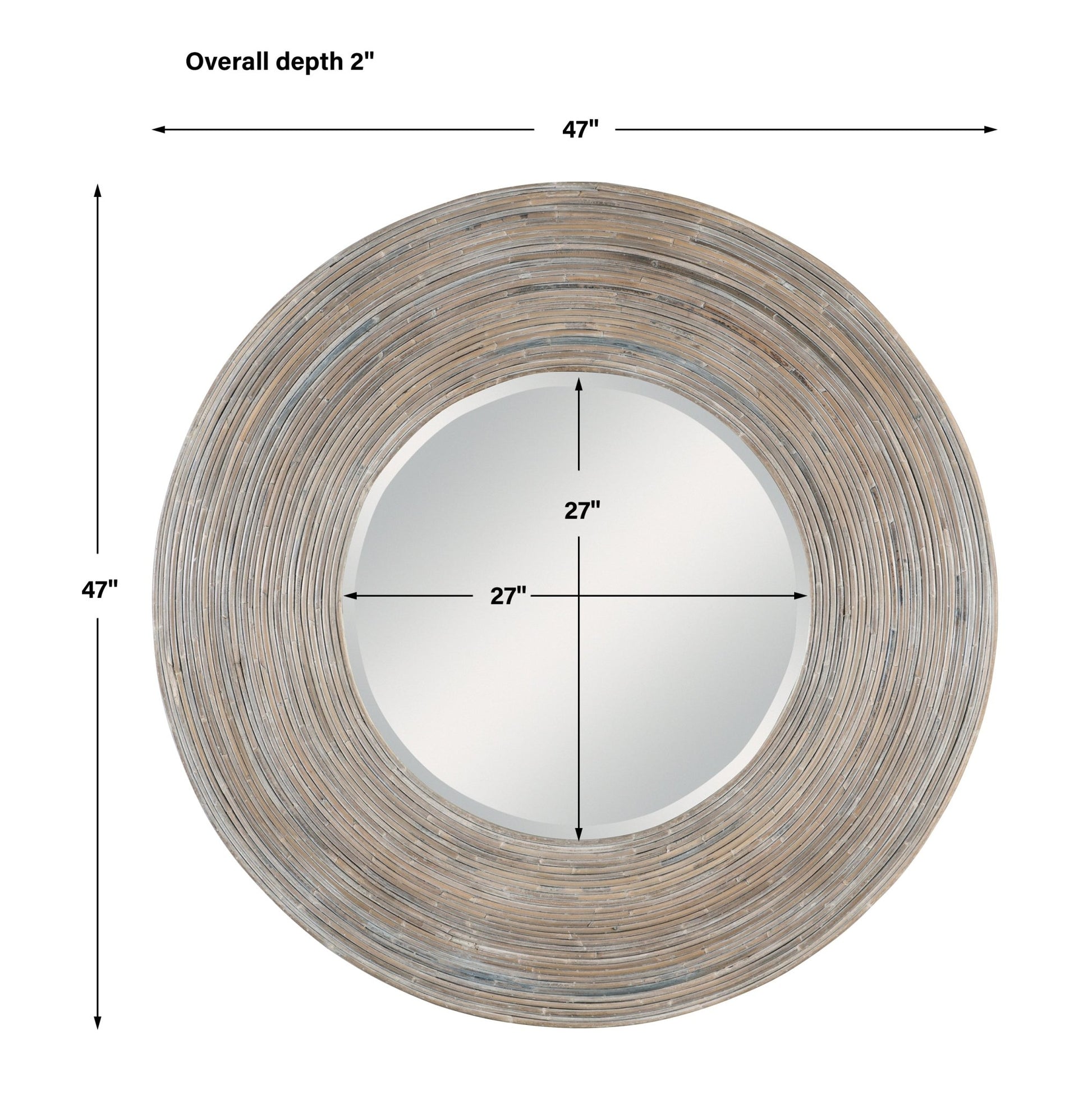 Vortex Round Mirror Mirrors| Uttermost