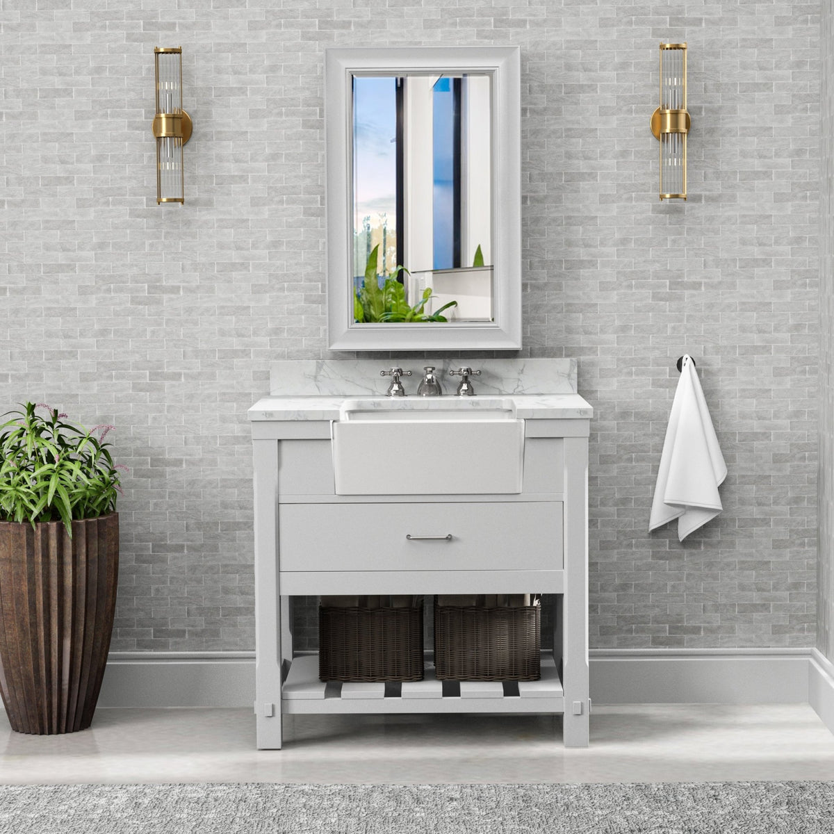 W 36" Vanity Vanity| Roots Furniture