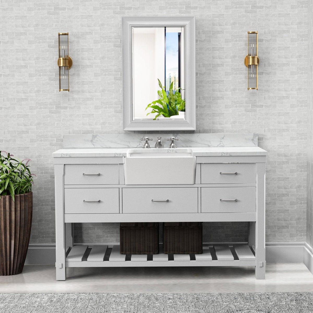 W 60" Vanity Vanity| Roots Furniture