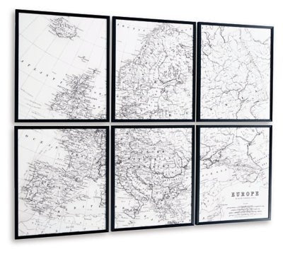 Wall Art Set (6/CN) Wall Decors| Ashley Homestore
