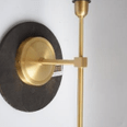Solis Antique Brass Wall Lamp Wall Sconces| Roots Furniture