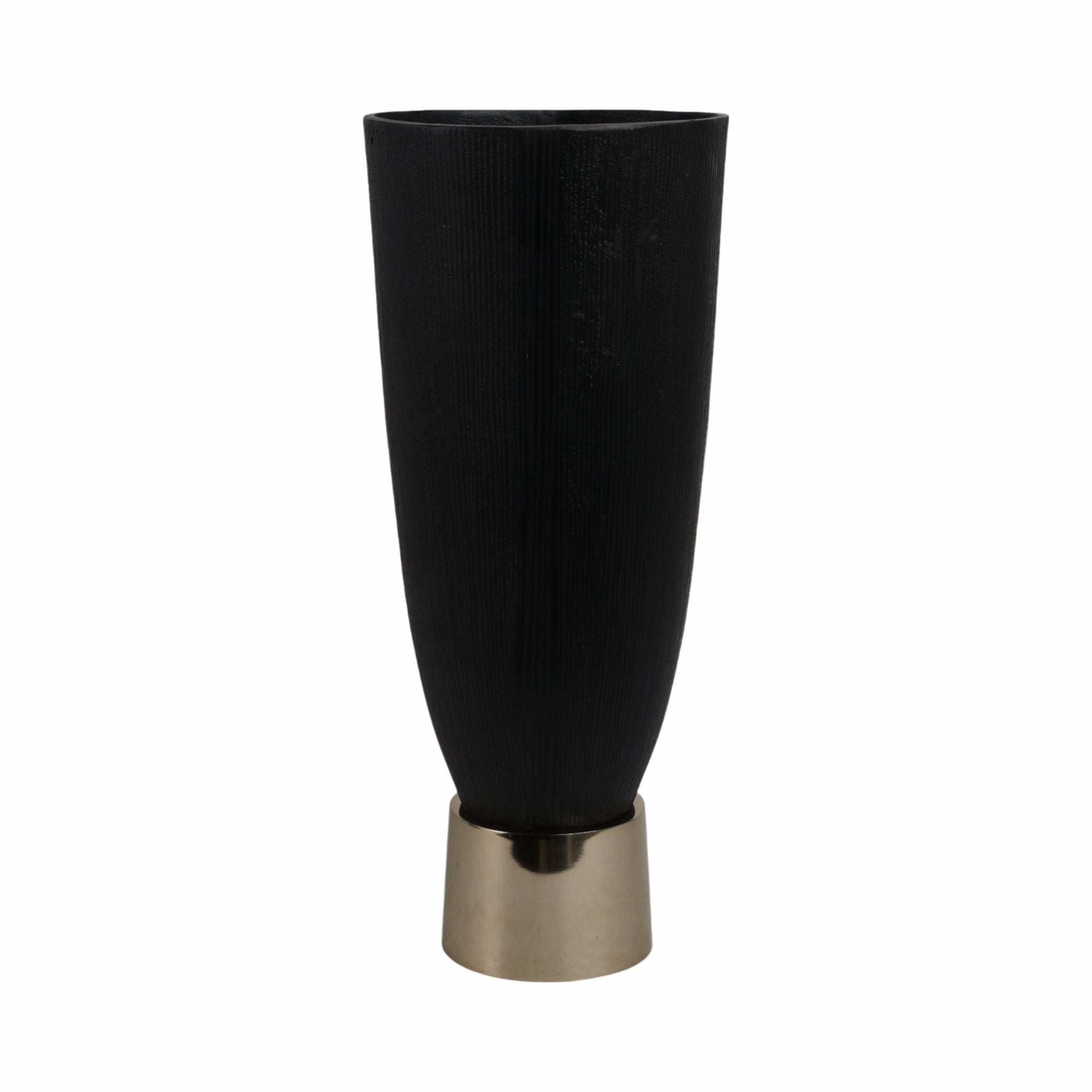 Wallmar Black And Gold Vase Vases and Jars| Sagebrook Home