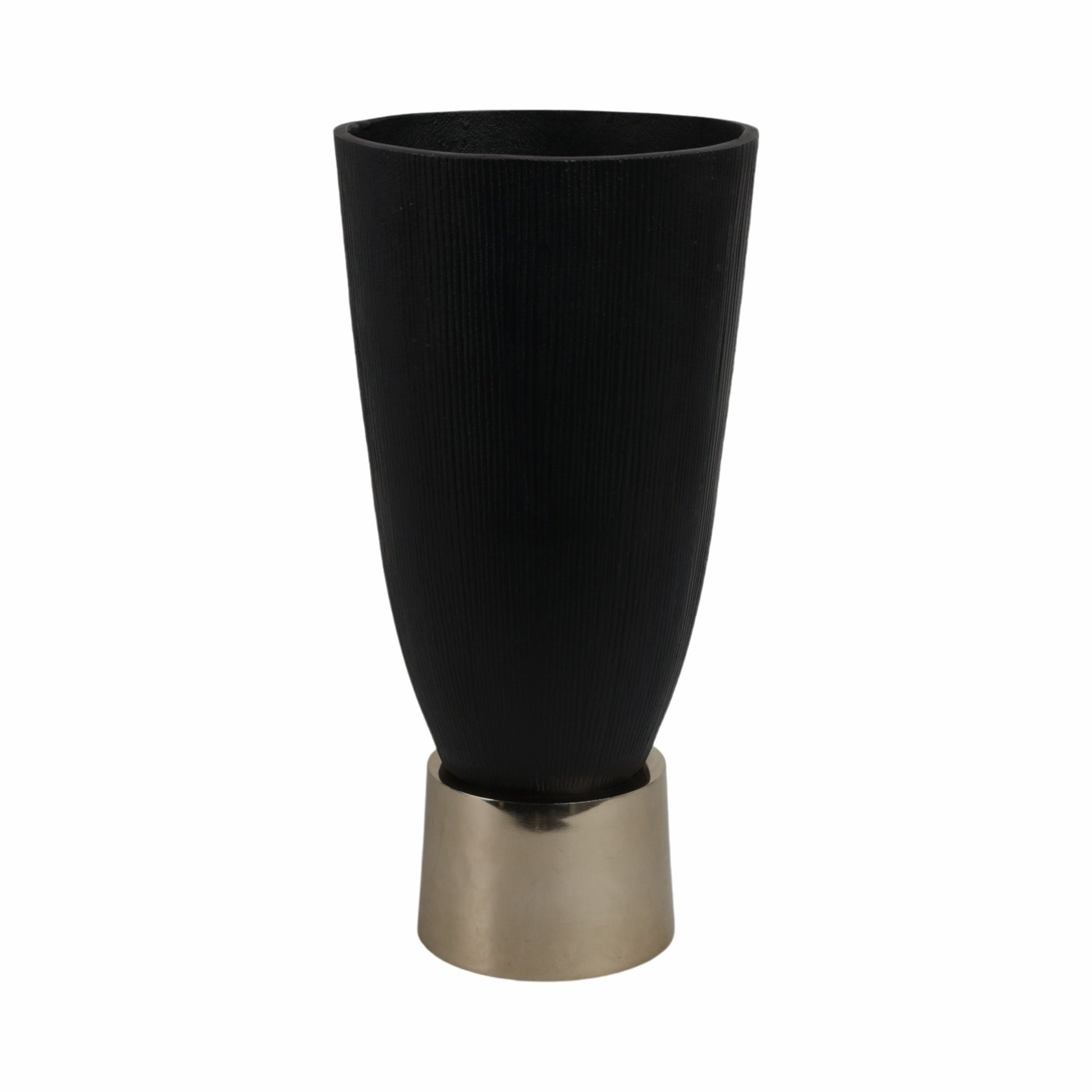 Wallmar Black And Gold Vase Vases and Jars| Sagebrook Home