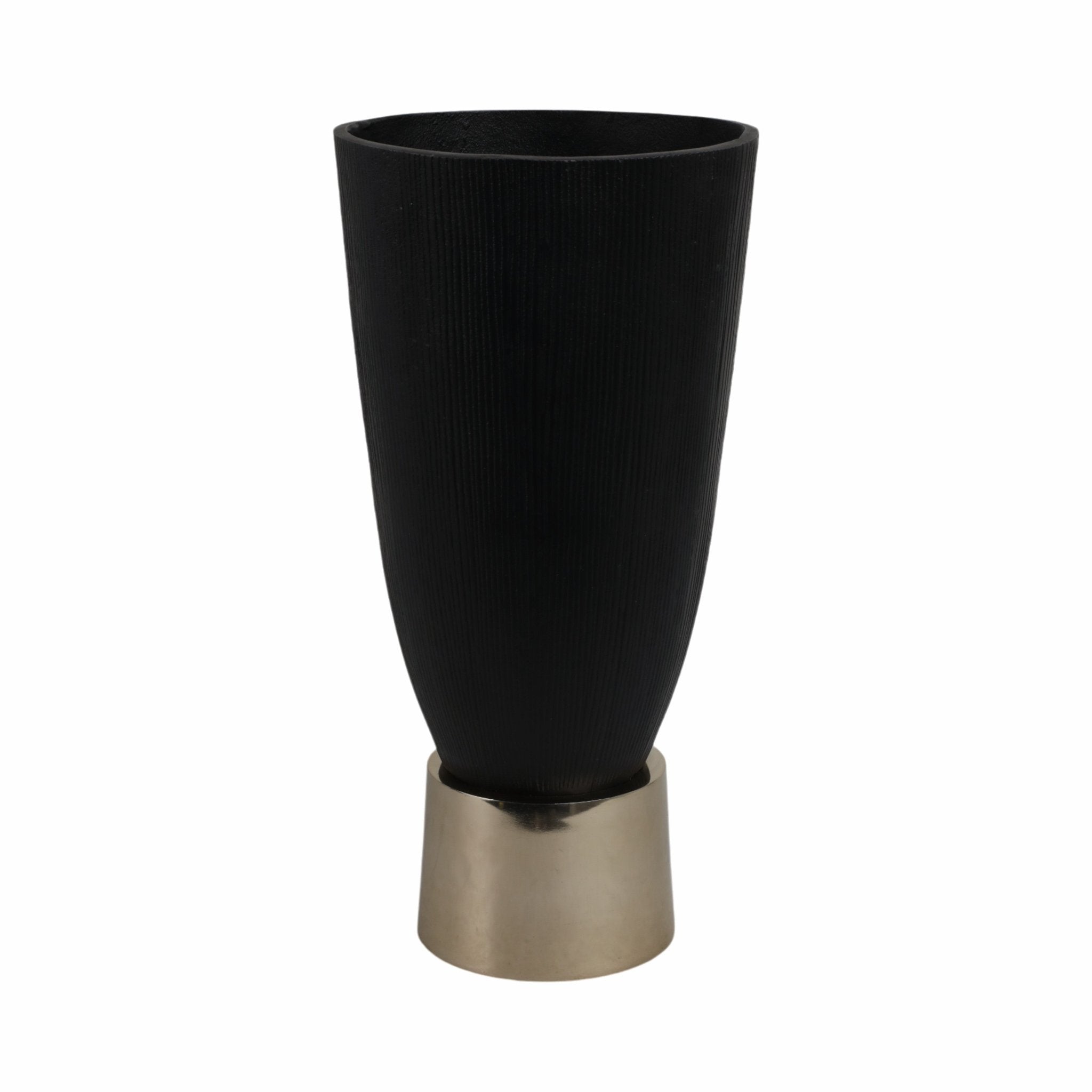 Wallmar Black And Gold Vase Vases and Jars| Sagebrook Home