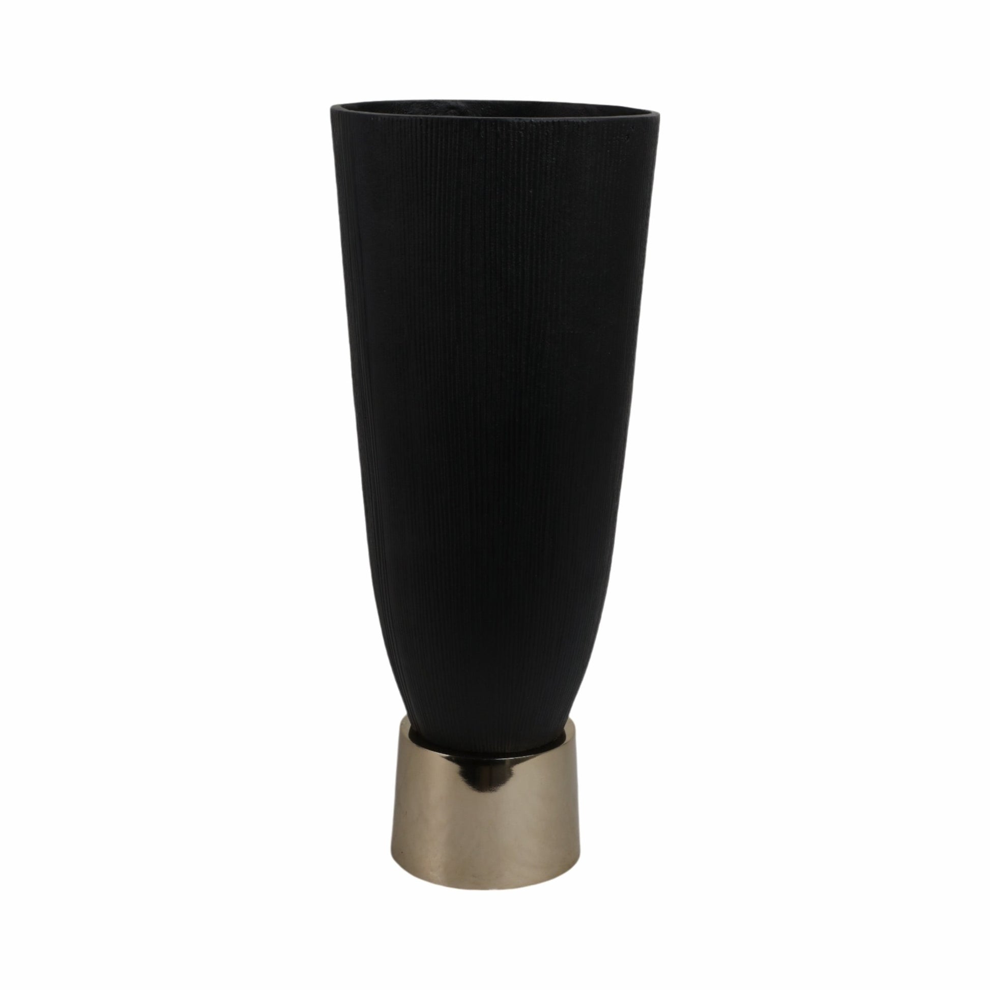 Wallmar Black And Gold Vase Vases and Jars| Sagebrook Home