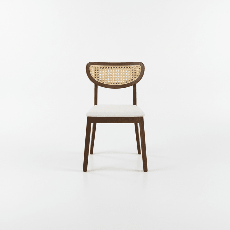 Walnut Wood Dining Set Malaga t – Natural touch with elegant character Dining Set| Otath